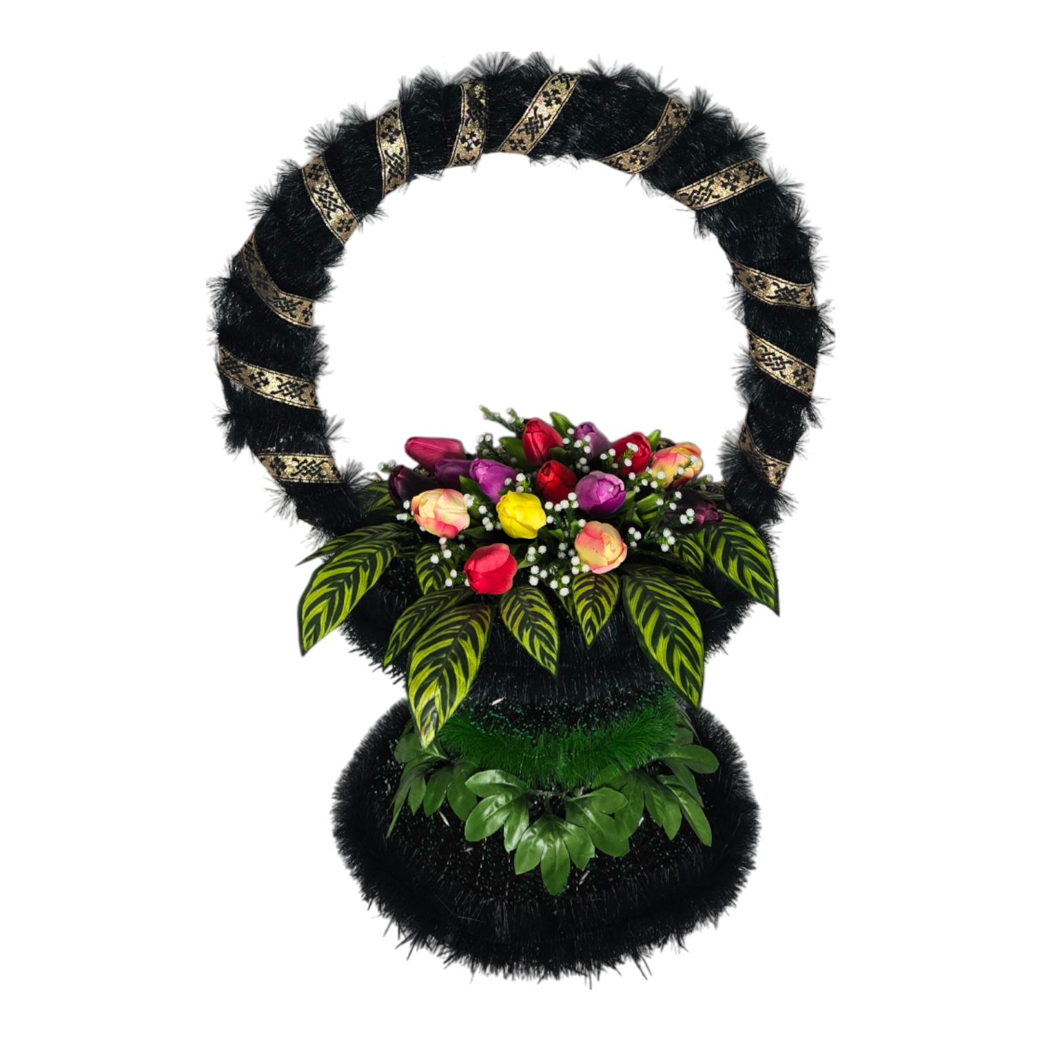 Корзина «КТ-70 Тюльпаны»