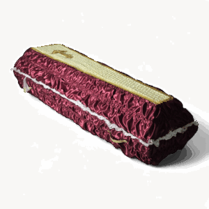 Гроб «Каскад», розы