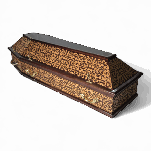 Гроб «Шестигранник», резной