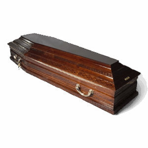Гроб «Шестигранный», резной